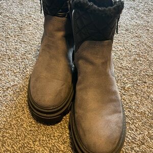 Nine West Gray Ankle Boots